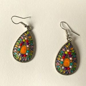 Hanging Earrings Multi Color